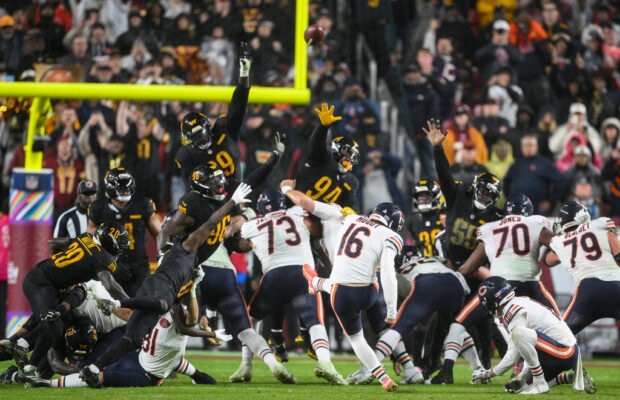 No Hail Mary magic this time and Moody’s last-play kick lifts the Bears past the Commanders 25-24 No Hail Mary magic this time and Moody’s last-play kick lifts the Bears past the Commanders 25-24